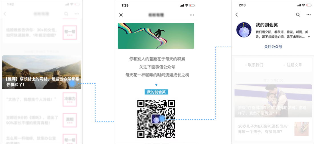 公众号涨粉案例图